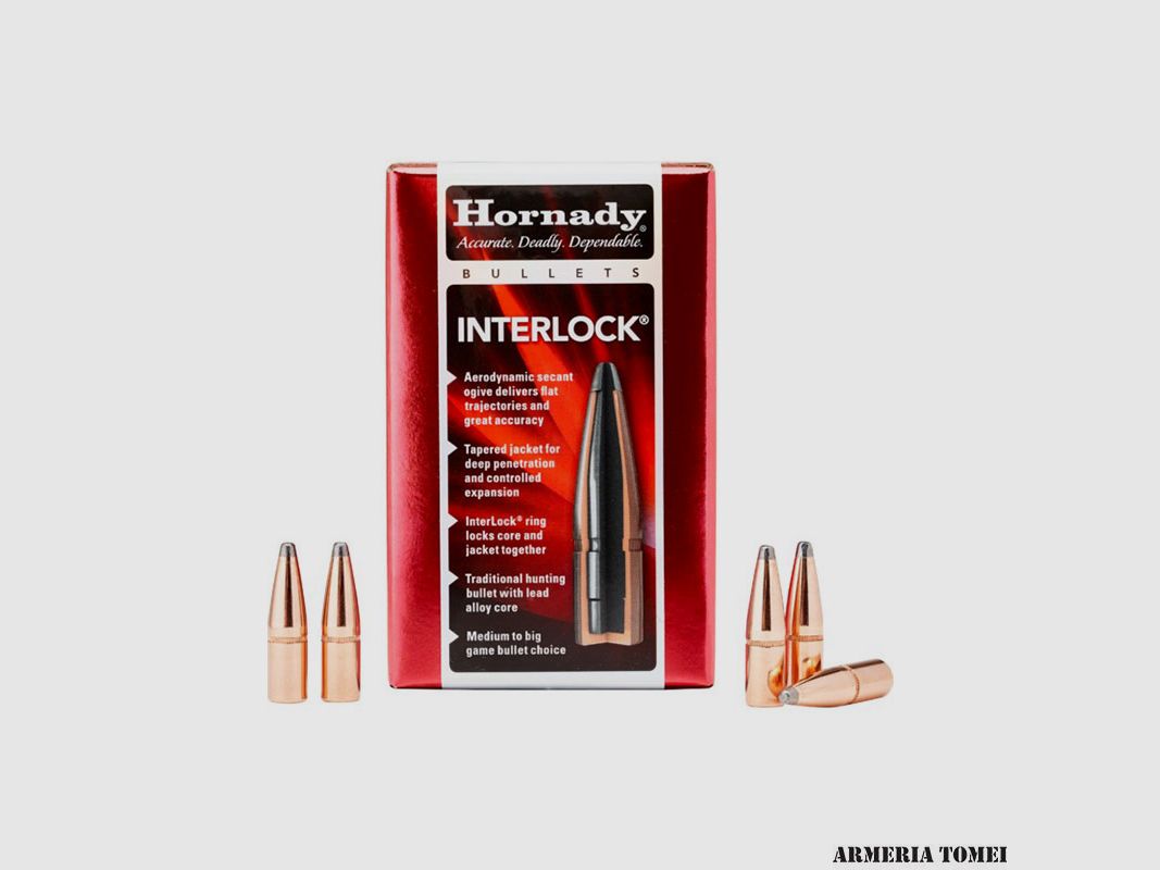 HORNADY -30 CAL (.308″) 150GR SP INTERLOCK (100 PCS)