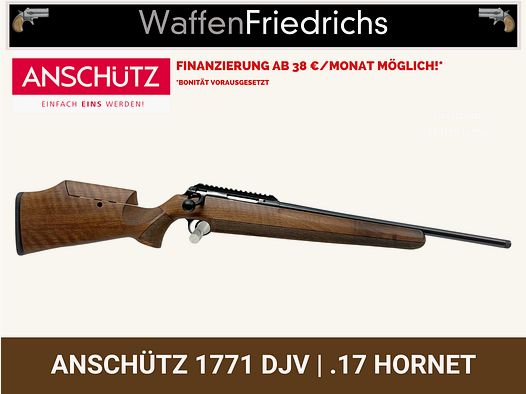 Anschütz 1771 DJV Schaft .17 HORNET -WaffenFriedrichs