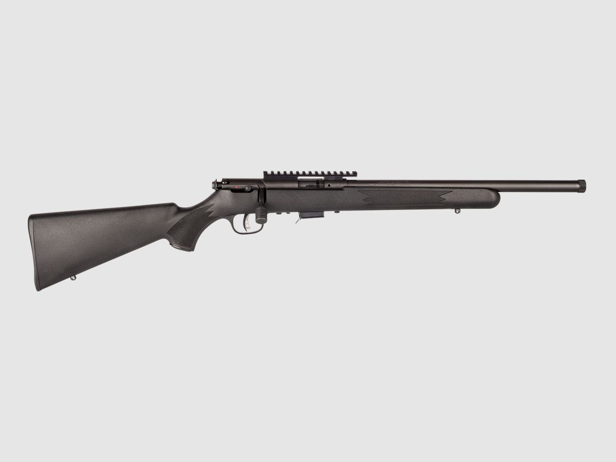Savage Firearms 93R17 FVXP-SR .17 HMR 16,5"/42cm 1/2"x28 mit Weaver Zielfernrohr 3-9x40