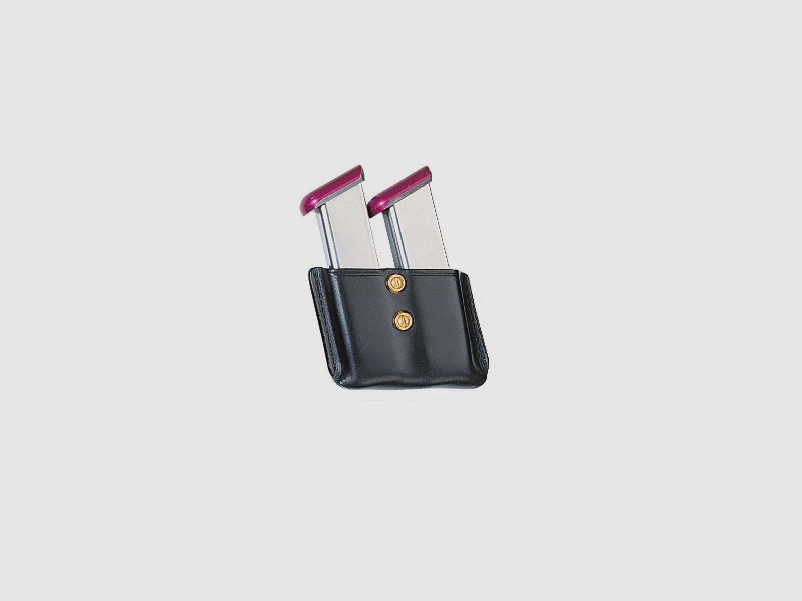 CHAMPS TWIN Magazinträger 9 mm Para zweireihig/SIG226,CZM75,Beretta92 (21x32mm) Schwarz Rechtshänder