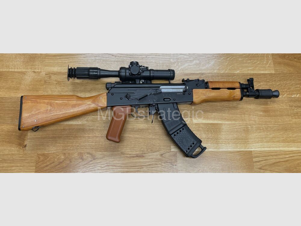 WBP Mini Jack - carabina semiautomática 7,62x39 - Sistema AKM AK47 AK74 con culata de madera laminada - Hecho en Polonia - MiniJack