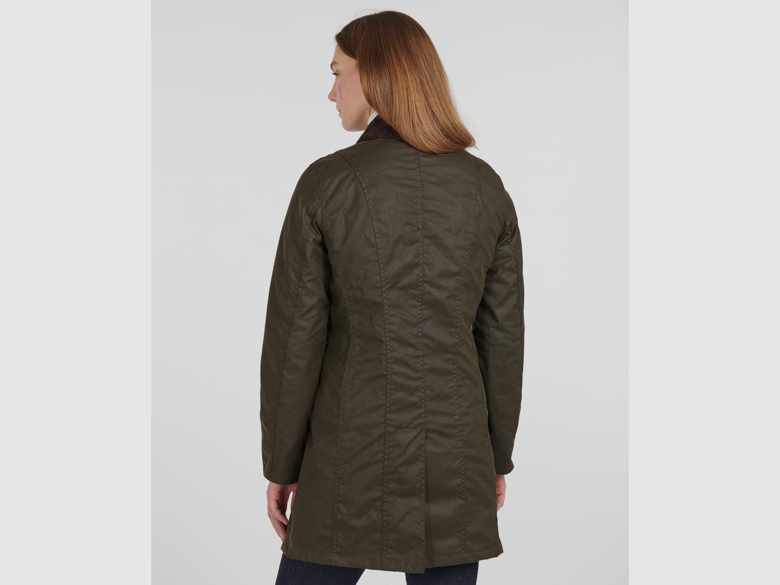 BARBOUR Belsay Wax Jacket Women Olive