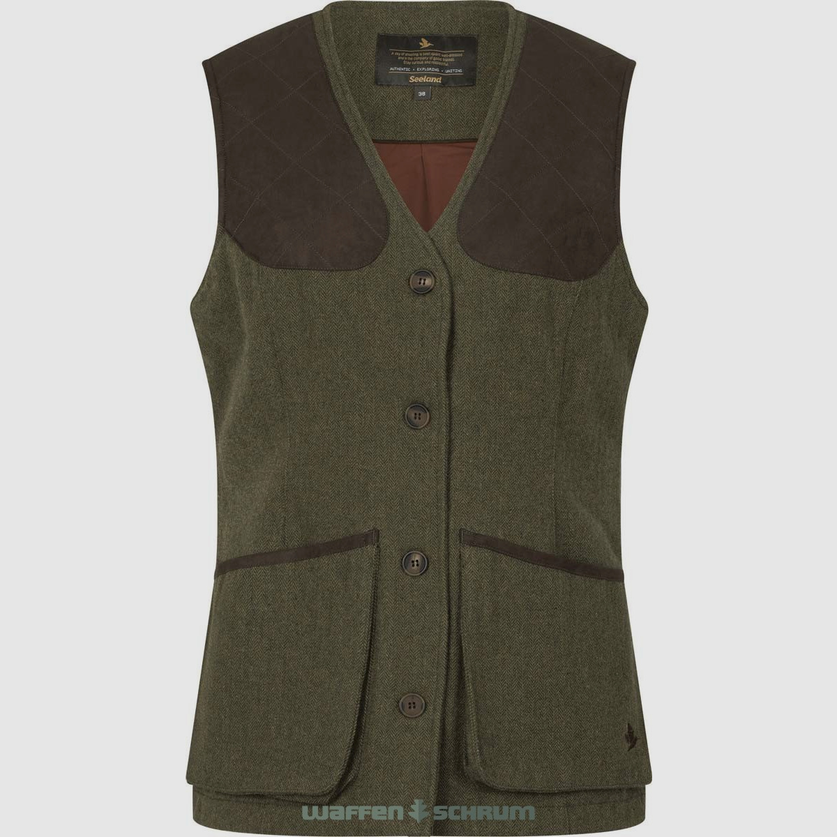 Seeland Weste Hillside Harriet Moss verde