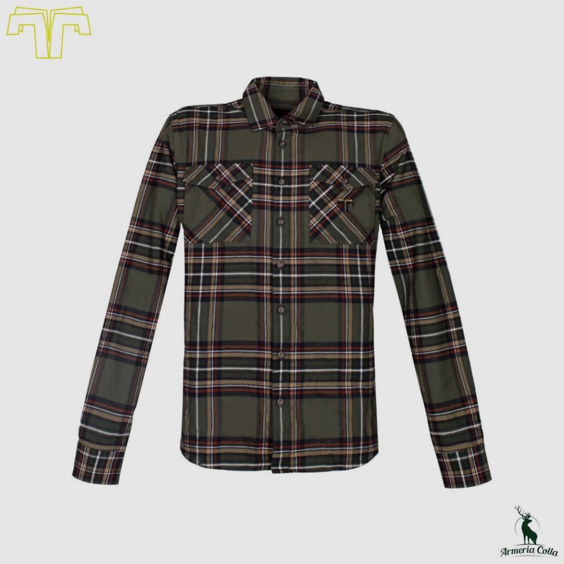 Zotta Forest Shirt Sella Green/Blue
