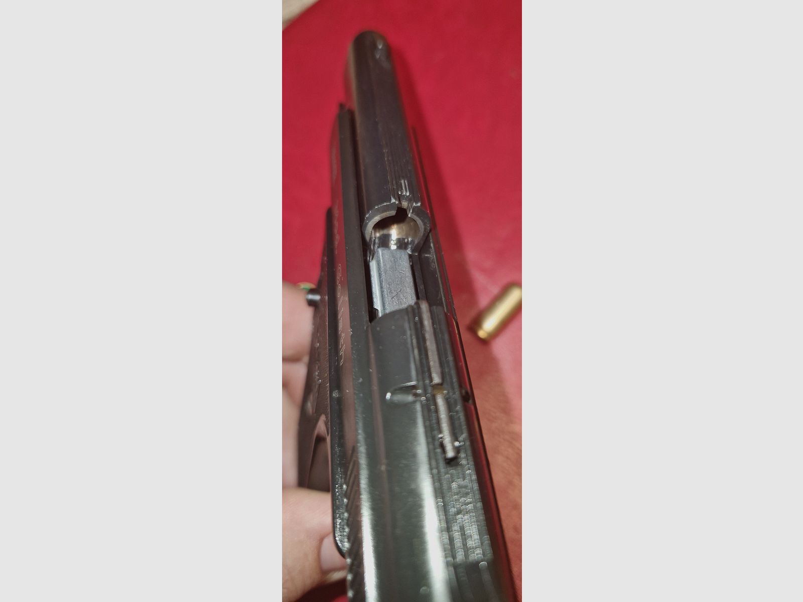 RECK MOD. GOLIATH/ senza accessori / cal. 9mm P.A.K. / PTB 763 / PISTOLA A GAS SCHRECKSCHUSS SILVESTER DIFESA PERSONALE COLLEZIONE / ------>! LEGGI LA DESCRIZIONE ! <------