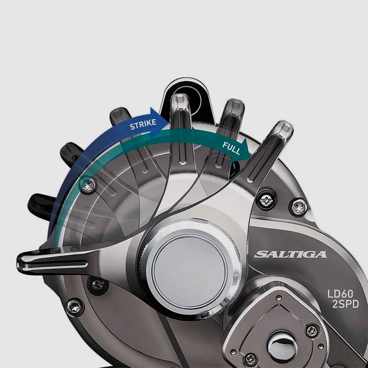DAIWA – SALTIGA LD20-2SPD, zdjęcie 3 z 4