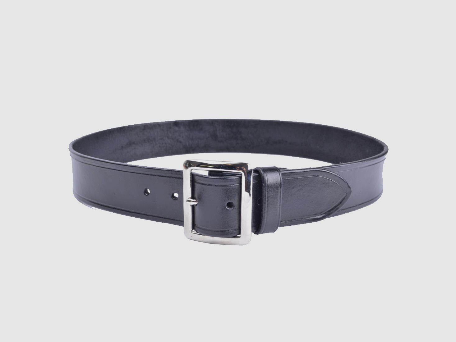 Belt 1 3/4" Garrison 34"/86.4cm Black Smooth