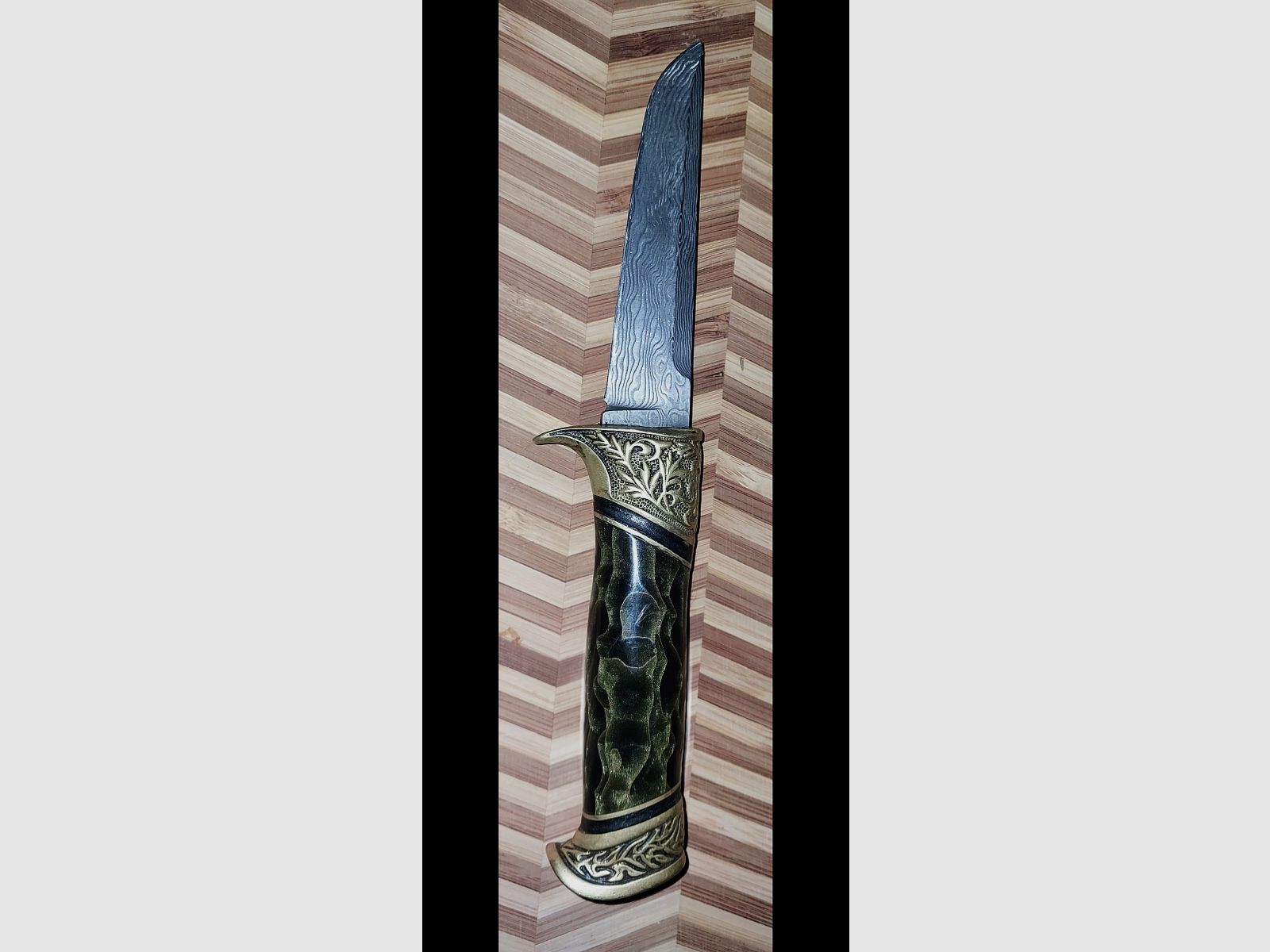 Einzelstück- wunderschönes von Hand gefertigten Jagdmesser, Bild 4 von 11