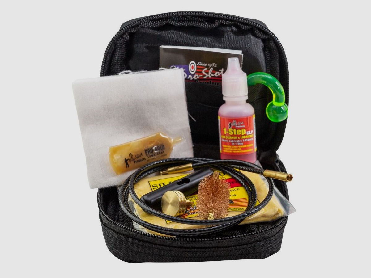 Juego de limpieza bolsa negra escopeta 12GA