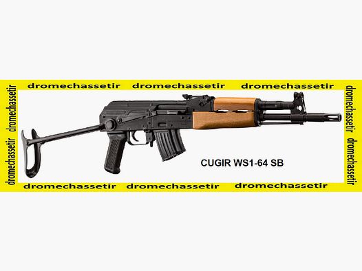 Semi-automatic shotgun Cugir WS1-64 SB, cal 7.62 x 39, folding stock, barrel 32 cm