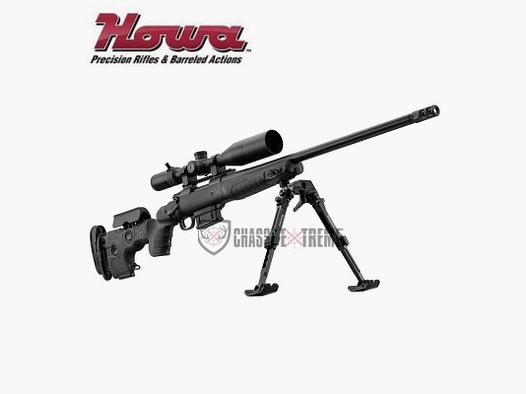 Pack Carabina HOWA 1500 GRS Bifrost 61cm Cal. 308 Win + Mira + Bipode + Maletín