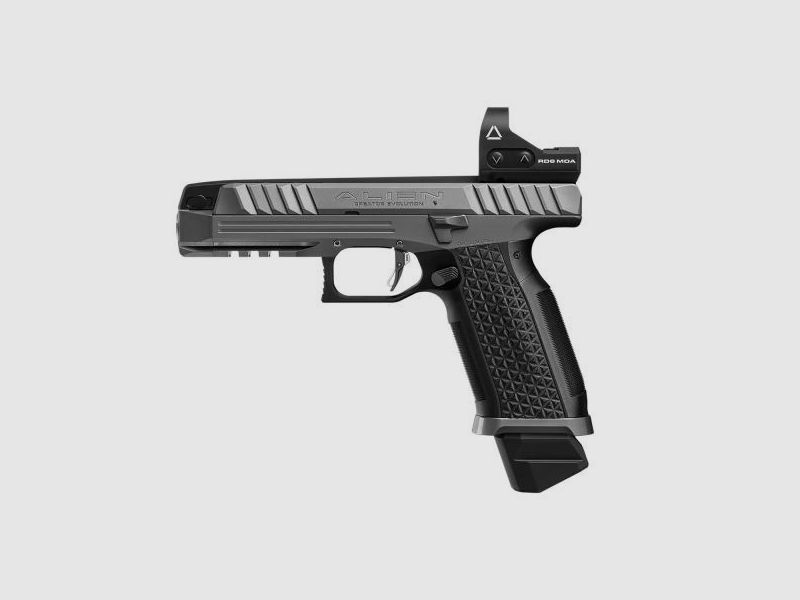 Laugo Arms Pistole Mod. ALIEN Creator Full Kit 9mmLuger   Grey/Black