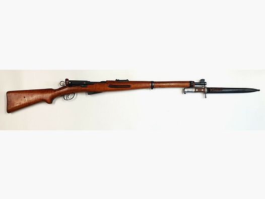 Fábrica de armas de Berna rifle de repetición Fábrica de armas de Berna suizo K11 calibre 7,5x55 suizo completo con números coincidentes + bayoneta