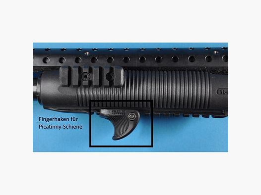 Taktische Fingerauflage für Picatinny-Schiene (Set = 2 Stück)