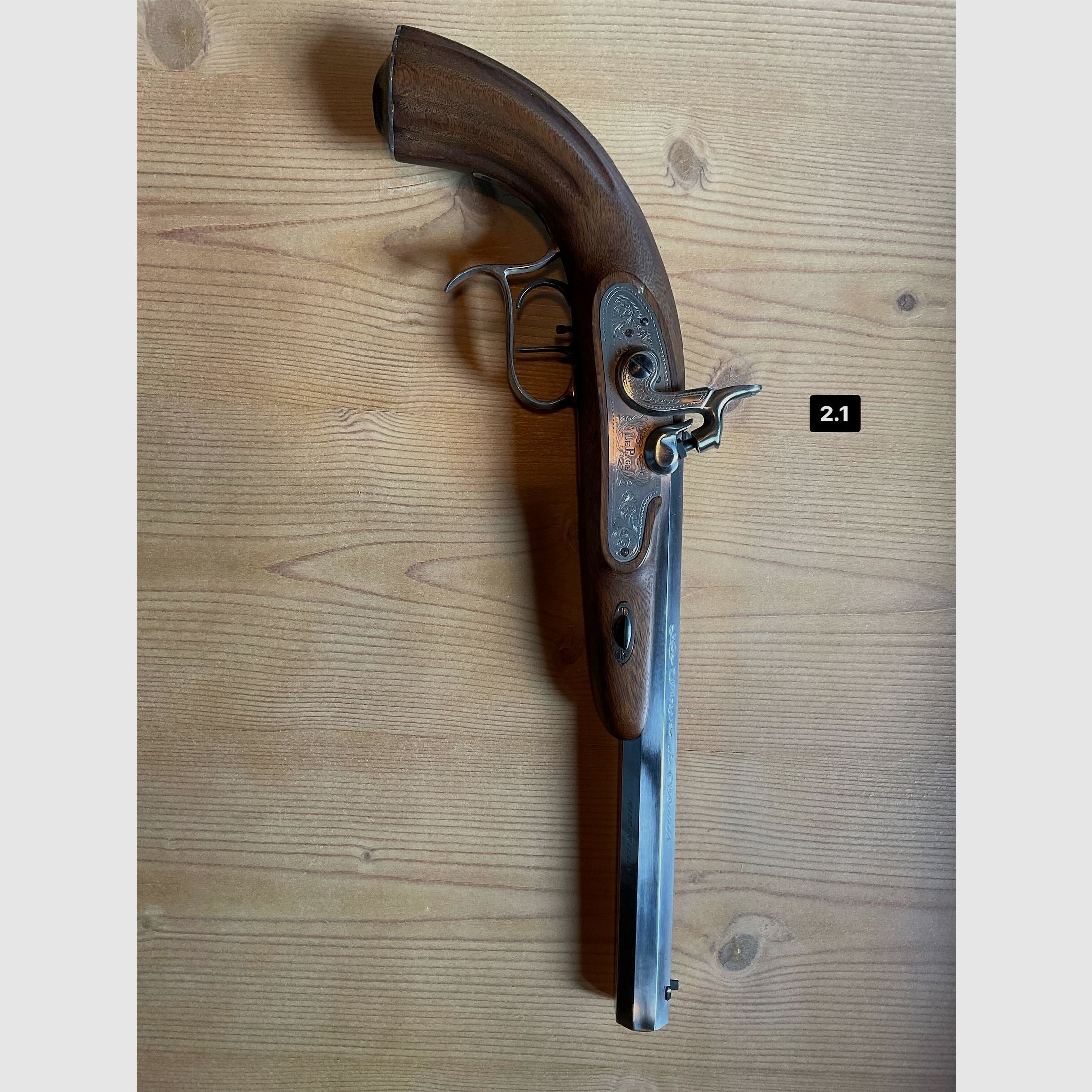 Schwarzpulver Vorderladerpistole
