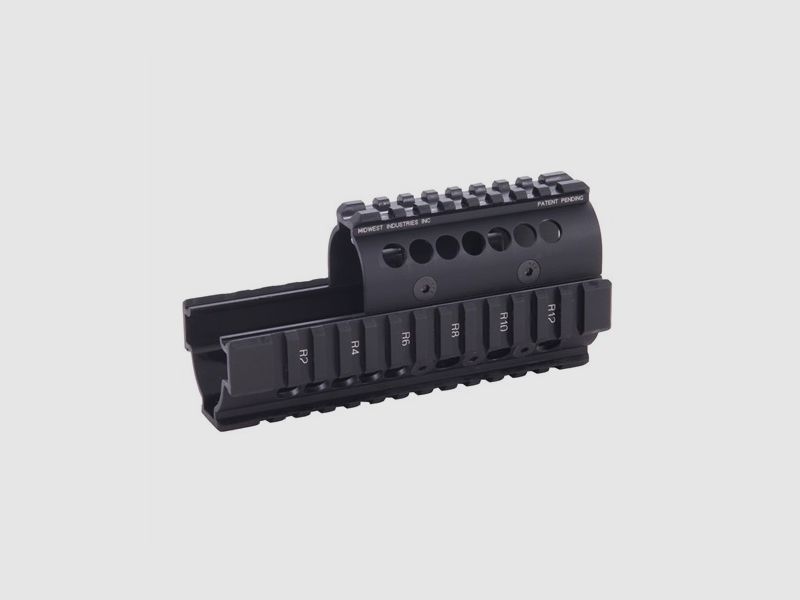 MIDWEST INDUSTRIES AK-47/74 HANDGUARD, BLACK, image 1 of 2