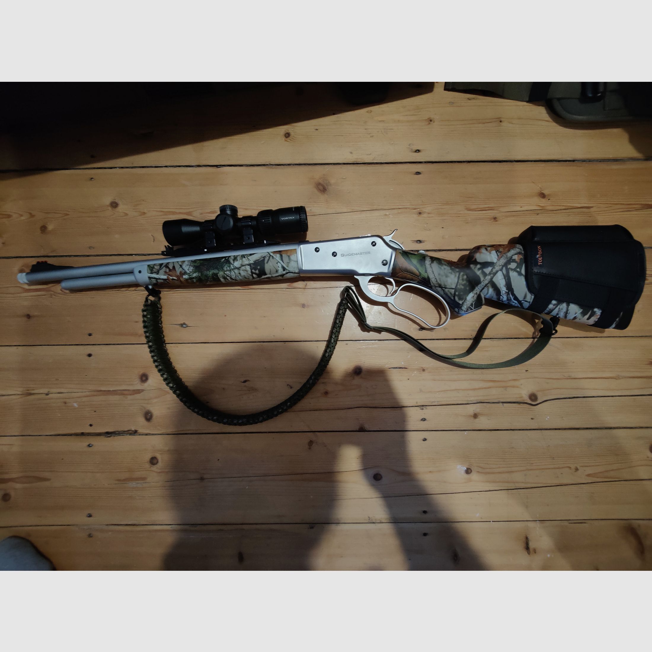 Davide Pedersoli Guidemaster 1886 lever-action rifle, image 4 of 6