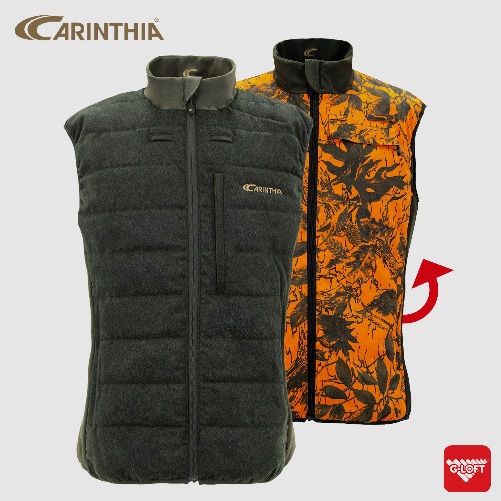 CARINTHIA G-LOFT® Ultra Loden Wendeweste