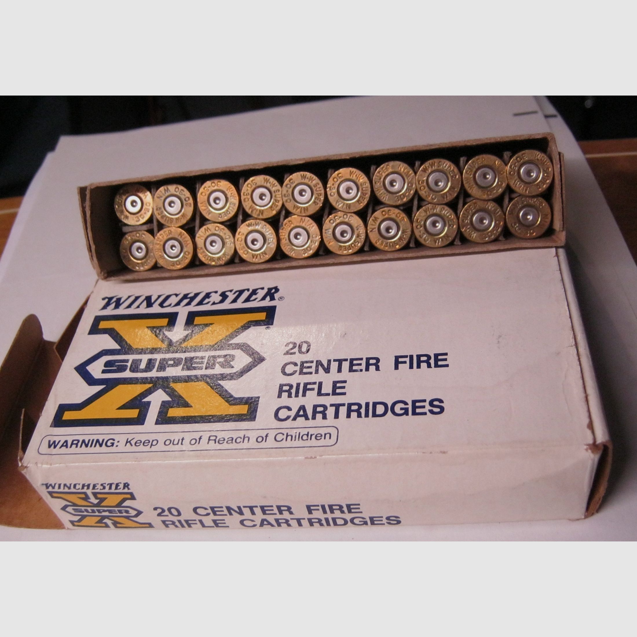Original Winchester Super X Hülsen 30-30