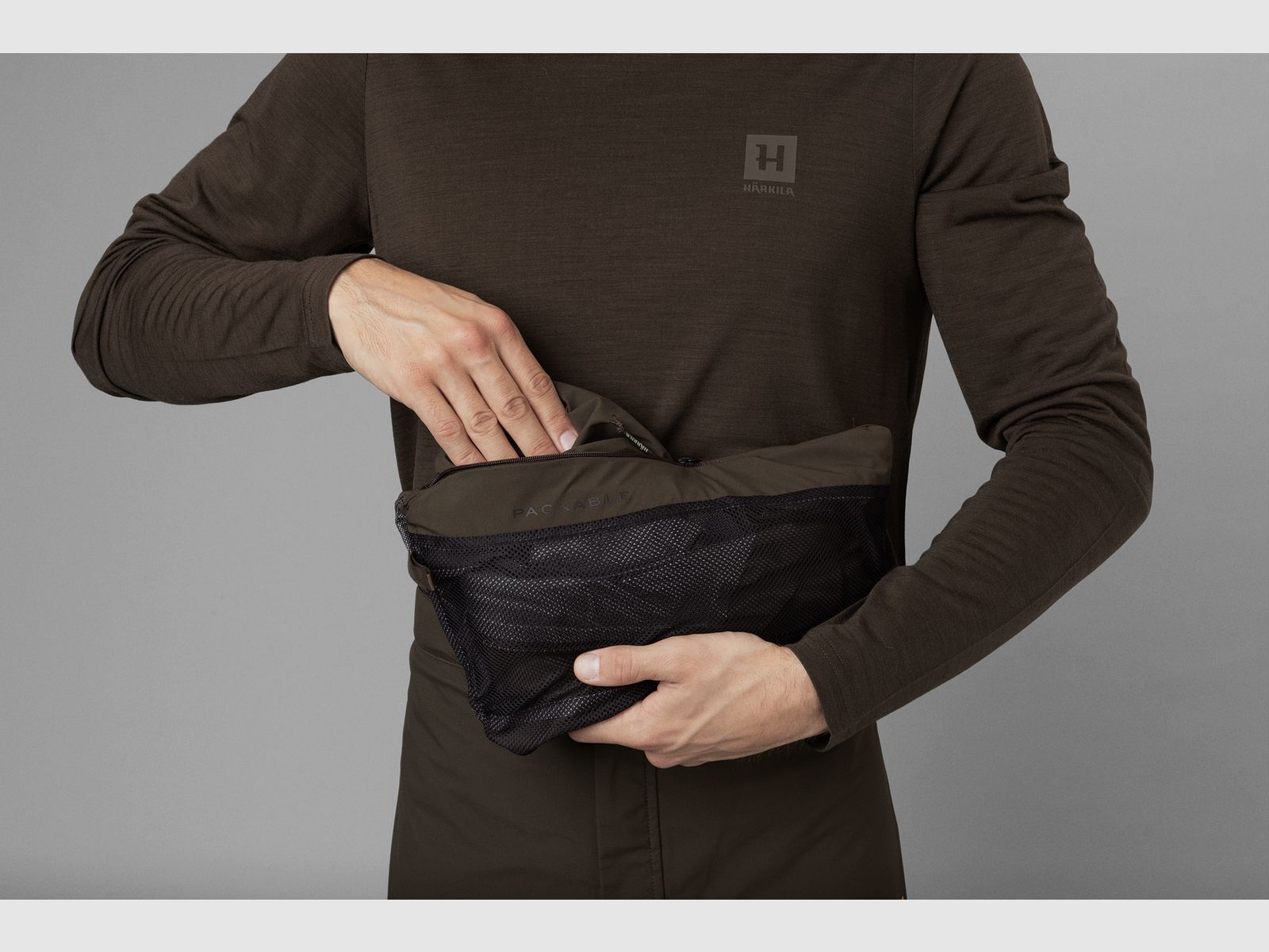 Härkila HWS Packable Jacket Logmar