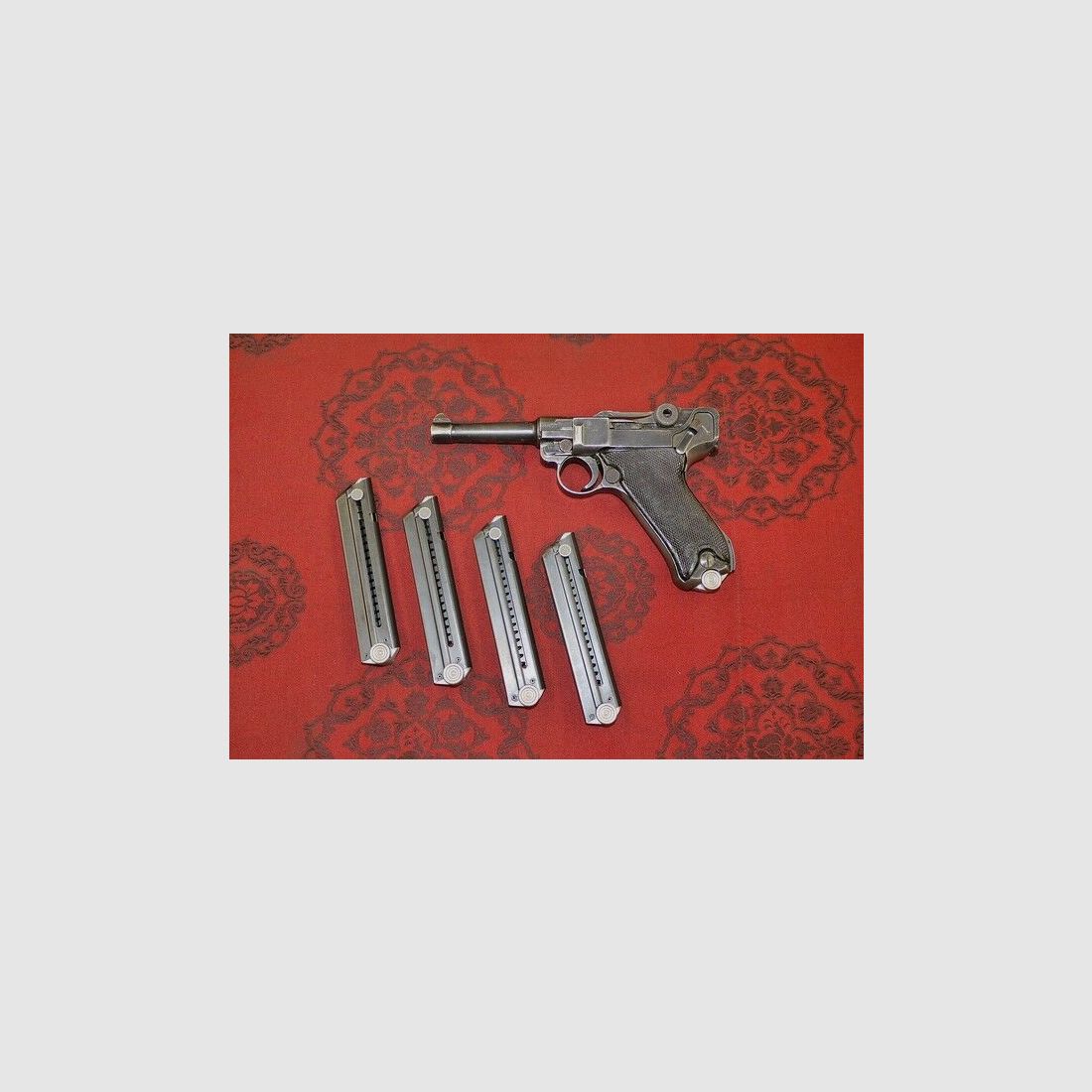 Niedermeier P08, 7 shots 9mm Luger; 7.65mm Luger