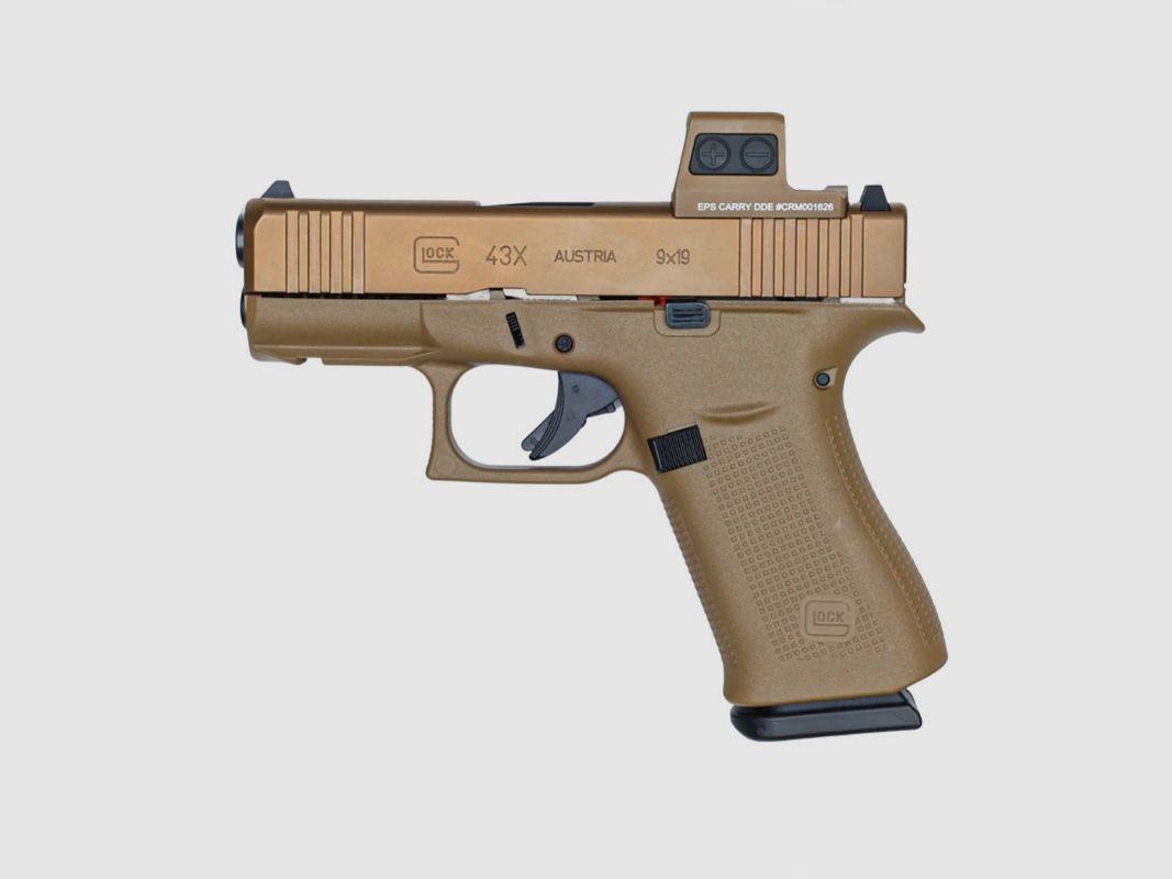 PISTOLA – GLOCK 43X | G MOS-K | 9 LUGER | COYOTE FS +1C, imagen 3 de 4