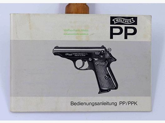 Walther - Ulm Operating Instructions, Original Mod. PP