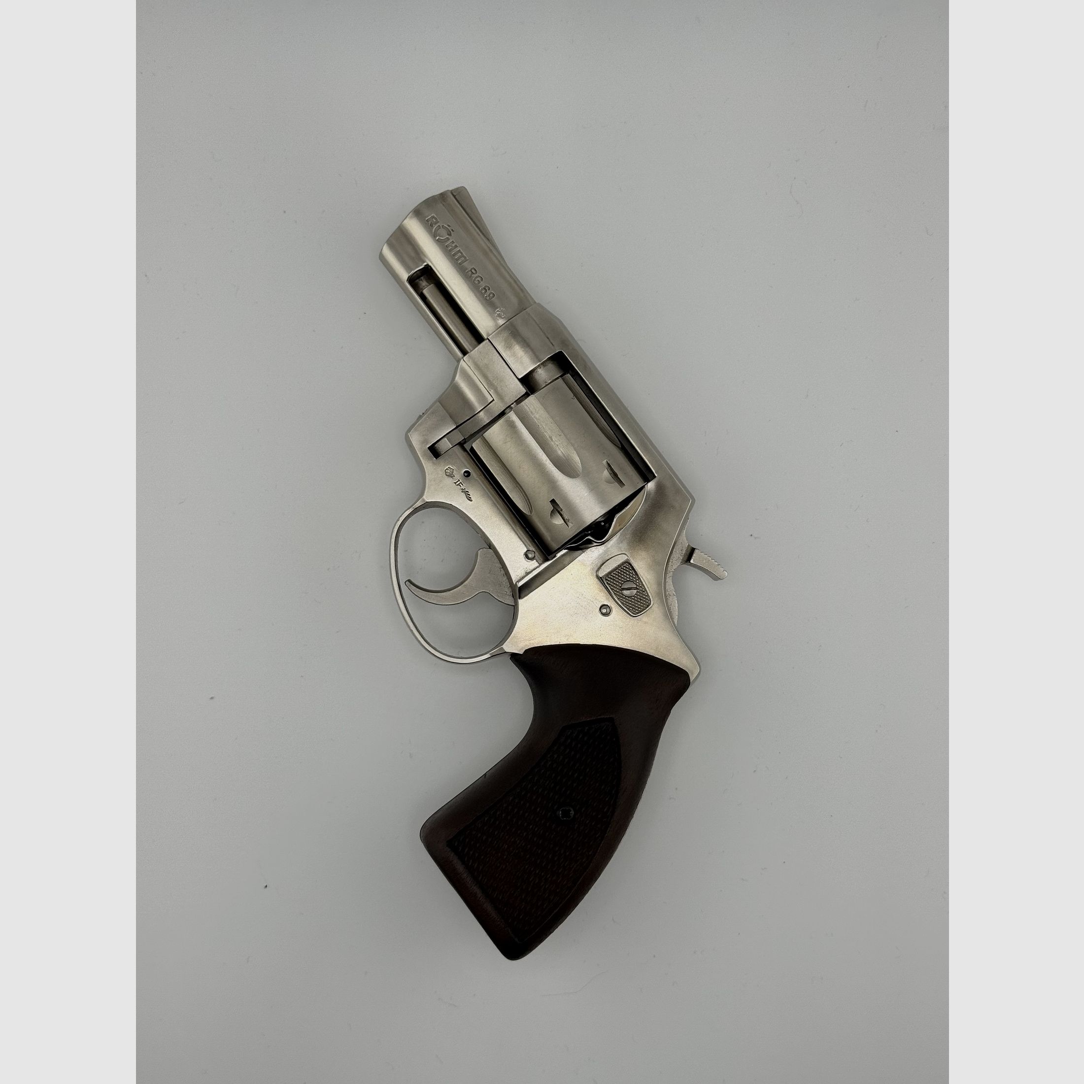 Röhm RG 69 Schreckschussrevolver vernickelt  - PTB 275 - Beschussjahr: 1985