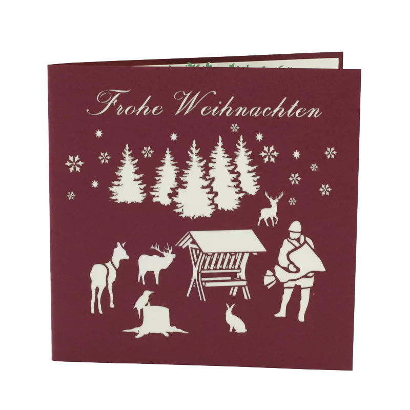 Carte Pop-Up "Râtelier" Édition de Noël, image 2 sur 4