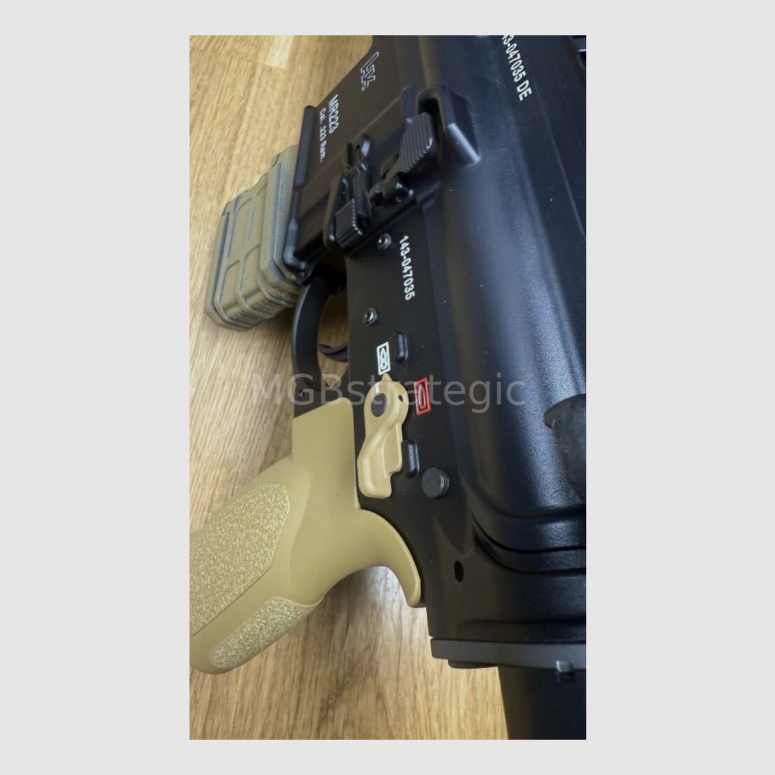Heckler & Koch GmbH MR223 A3 Sport 14,5" wersja specjalna MGBs - długi handguard - końcówka QD - uchwyt ręczny - blast can