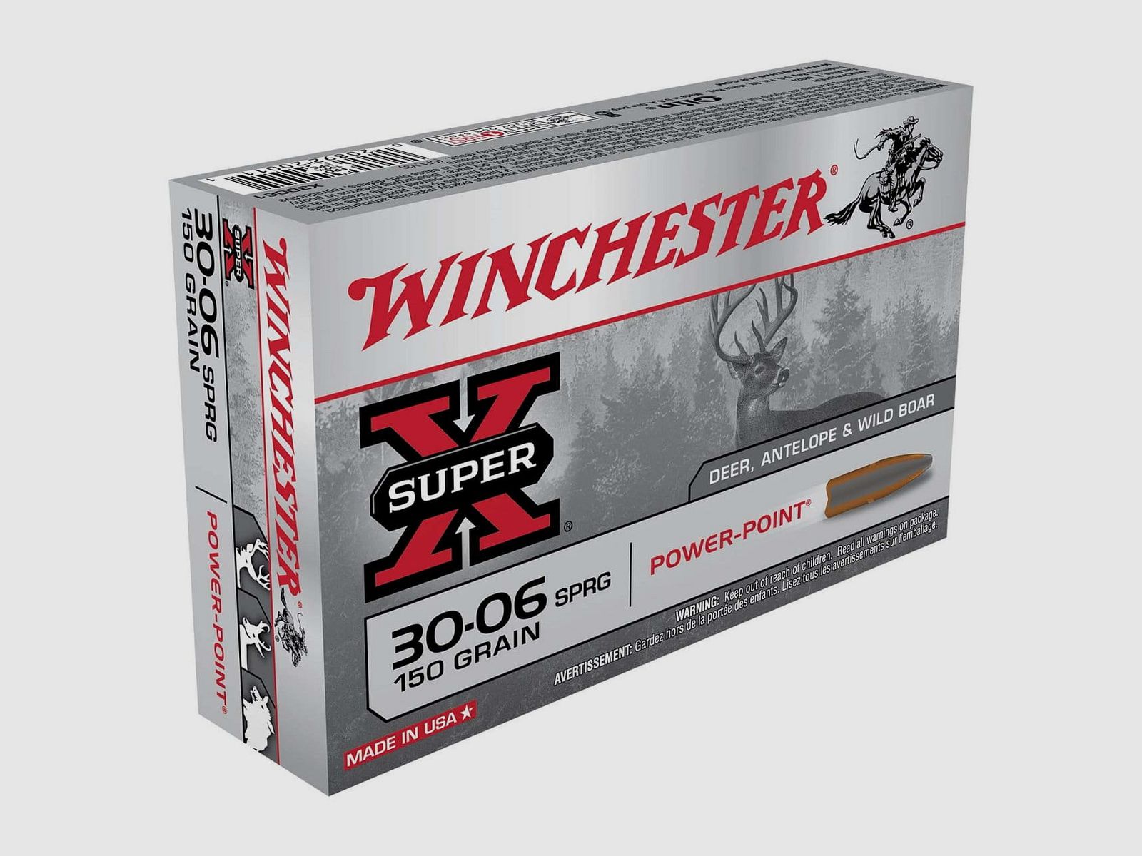 Winchester Super X Power Point 30-06 Sprg 150 grs - 20 pcs