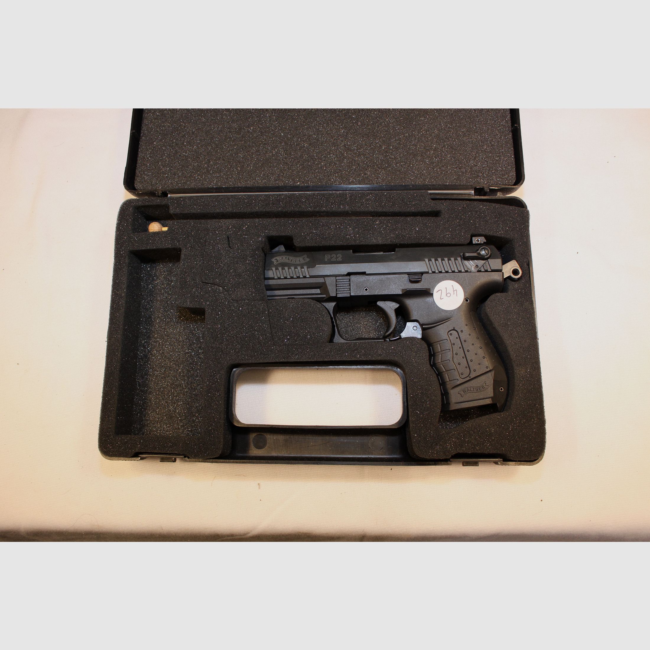Walther P22 im Kaliber .22lr - ohne Magazin.