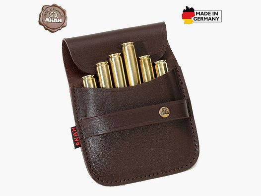 Etui patronowe AKAH z zapięciem na klapkę
