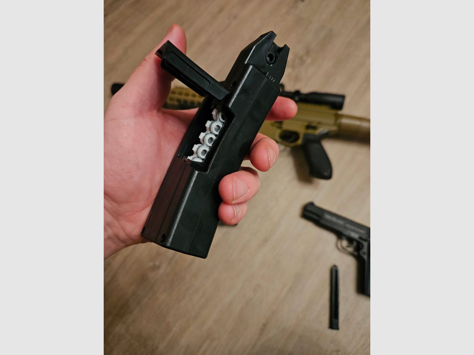 SigSauer MCX CO2 Luftgewehr + Red Alert RF - 1911 CO2 Blowback