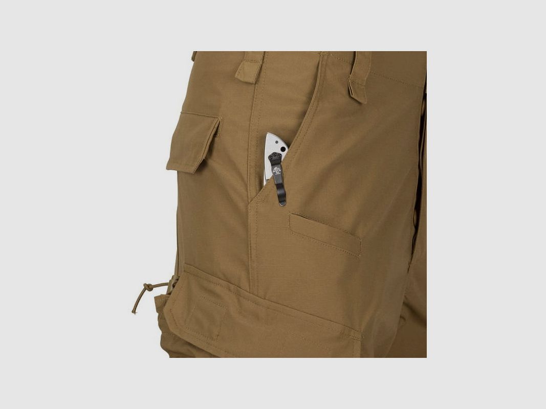 Pantalón CPU HELIKON de Polycotton Ripstop, color Coyote, imagen 4 de 12