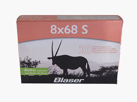 Blaser 8x68 S CDC 11,0g/170gr