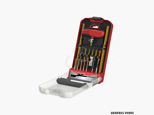 BIRCHWOOD – KIT PULIZIA 21PZ ARMA LUNGA | Cal .22, .27/.28, .243, .30/.308, 6,5mm/.264