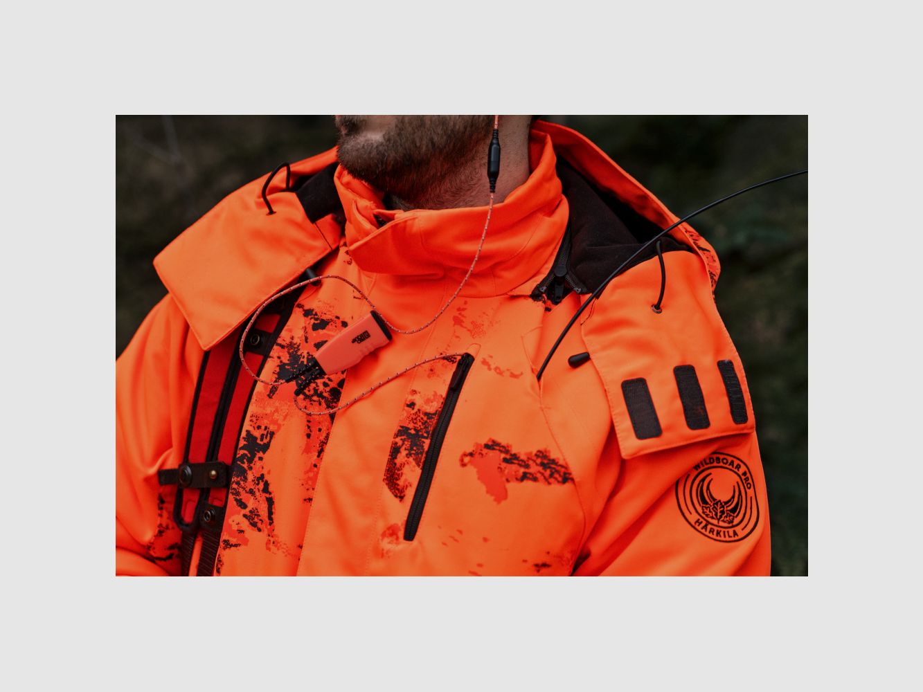 Harkila Wildboar Pro Blaze Camo HWS Insulated Hunting Jacket, image 8 of 8