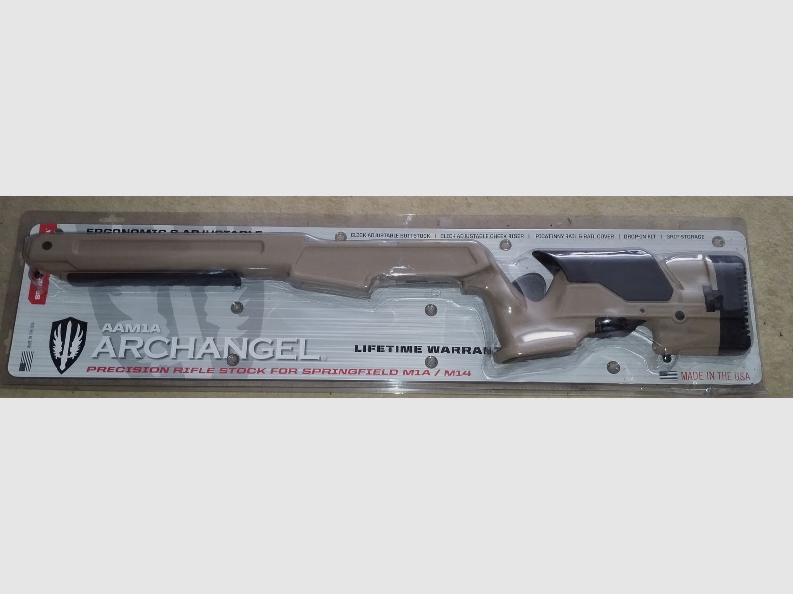 M14 , M1A Schaft Matchschaft Sand Archangel