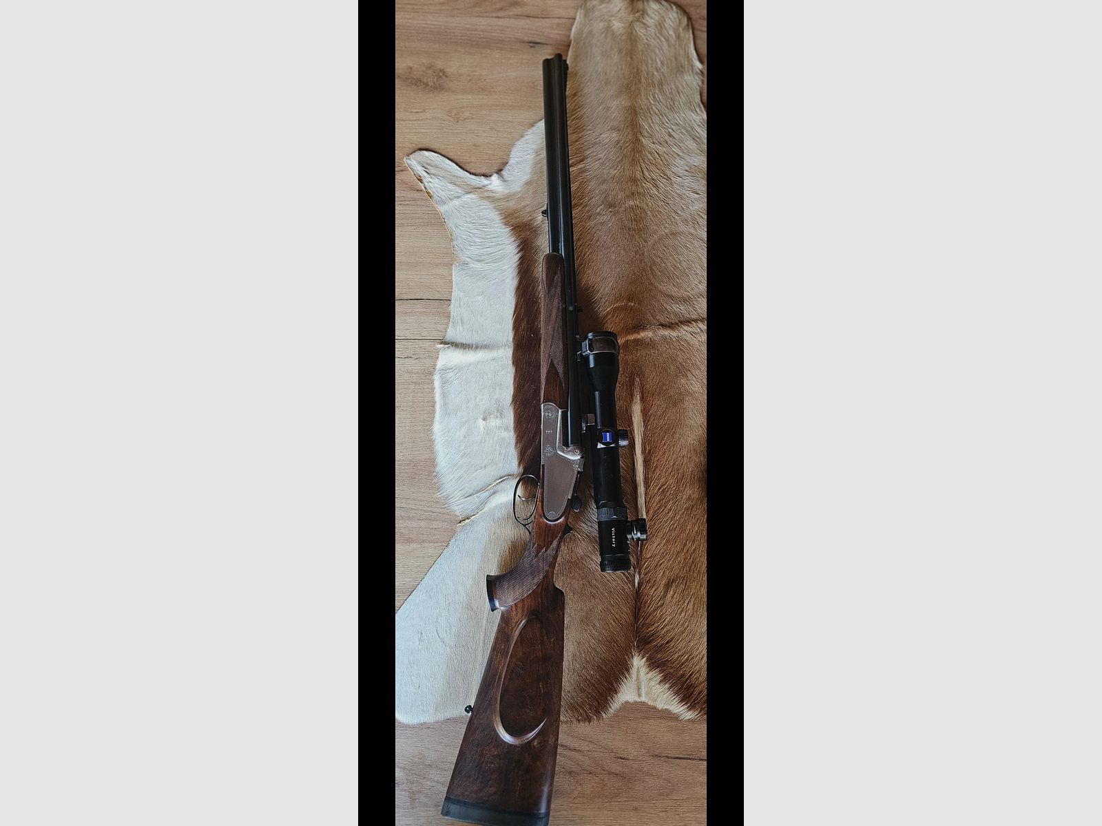 Dubbelbuksdrilling Mod. 37B - 9,3 x 74R, 9,3 x 74 R, 20/76 Mag.