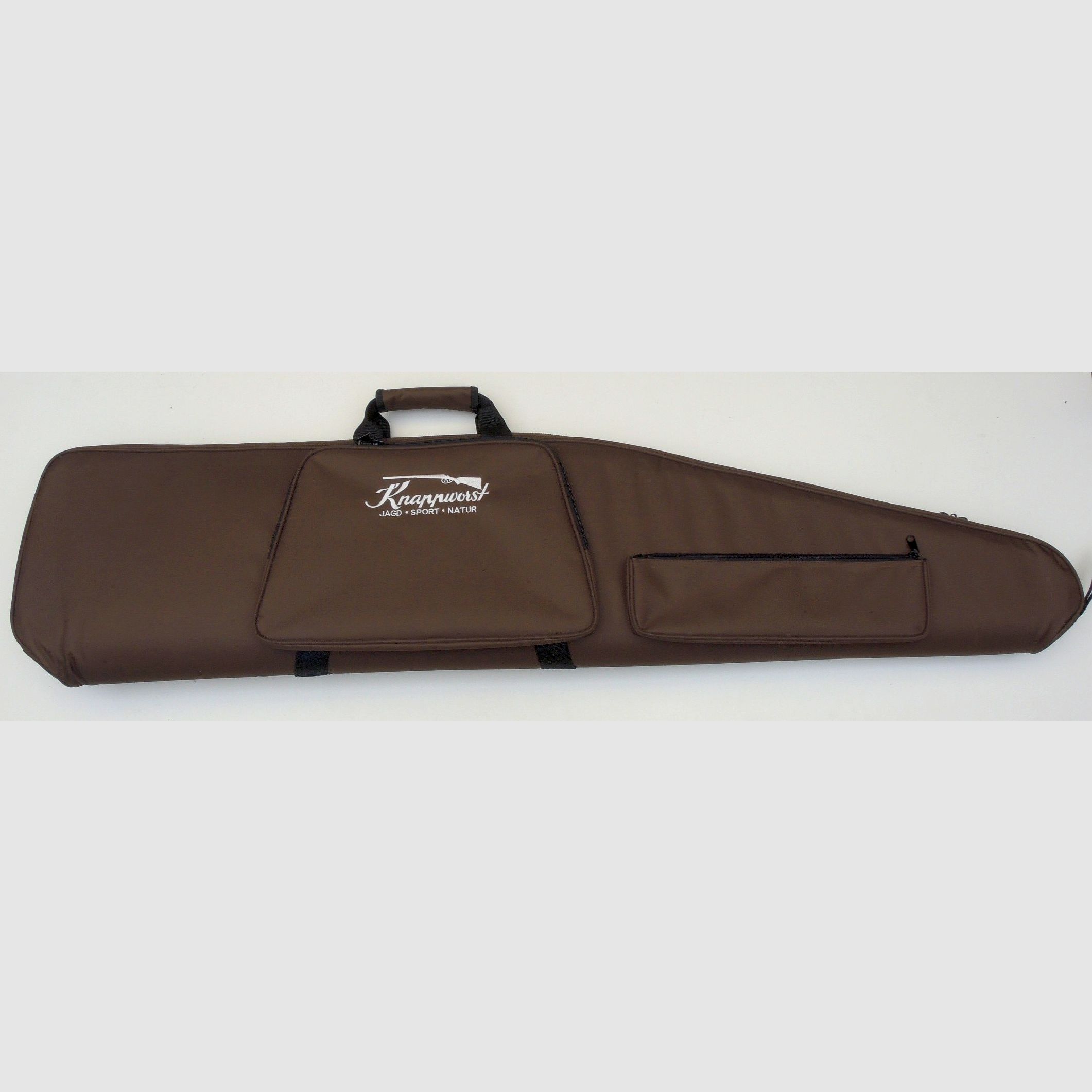 Funda de rifle Knappworst marrón, con bolsillo 130cm