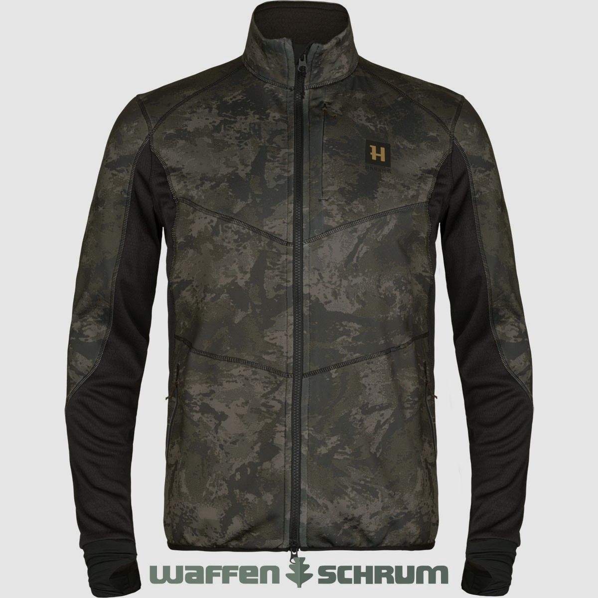 Härkila Fleecejack Noctyx Camo AXIS MSP® Zwart/Zwart