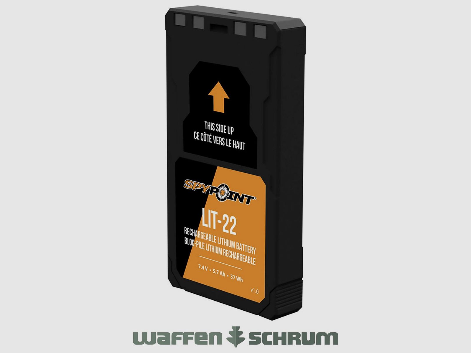 Spypoint LIT-22 Lithium-Akku ohne Ladegerät passend für FLEX-Serie 5.700 mAh