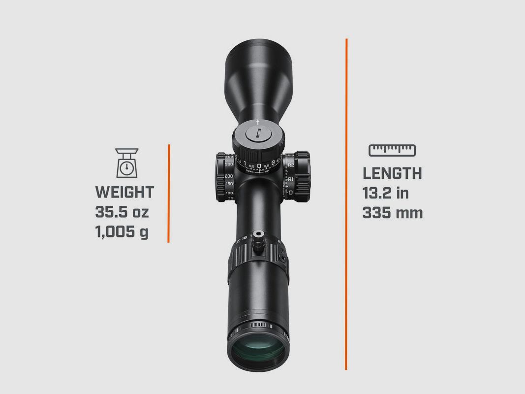 Bushnell Zielfernrohr Elite Tactical DMR3 3,5-21x50 Absehen G4P FFP #ETDMR3EQL