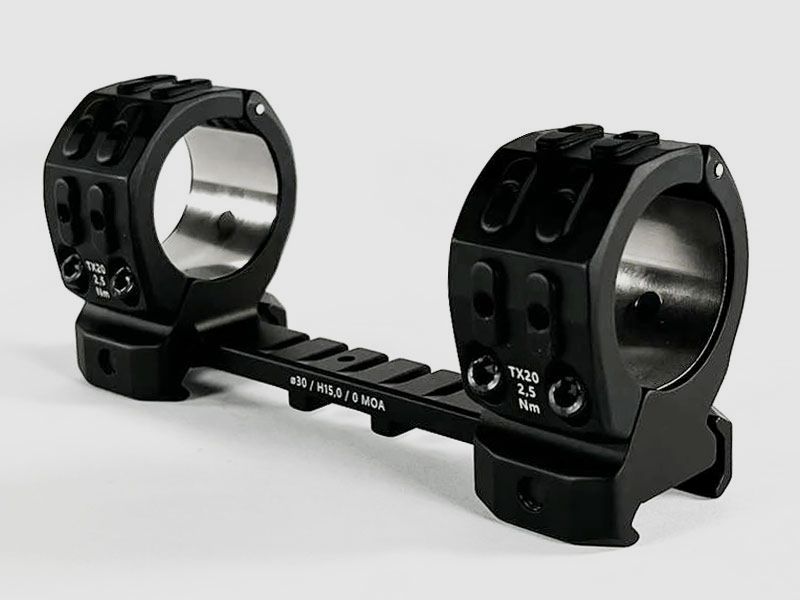 Montaje en bloque ERATAC T7, corto ø 30 mm + 15 mm de altura (0 MOA de inclinación)