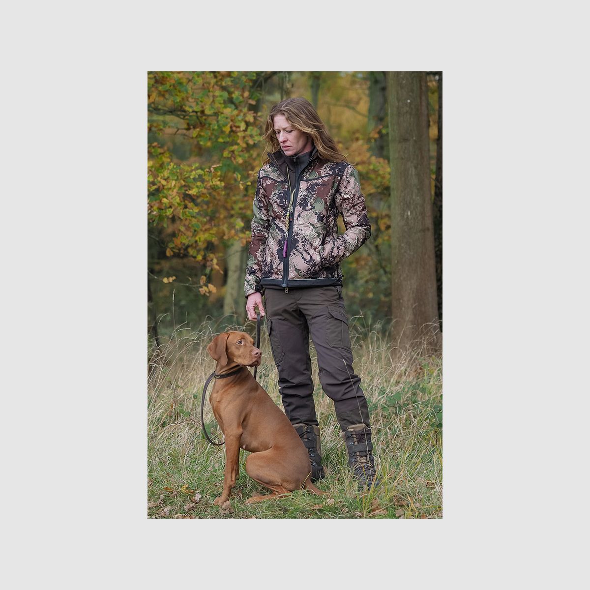 SHOOTERKING Digitex Softshell Damen Grün Braun