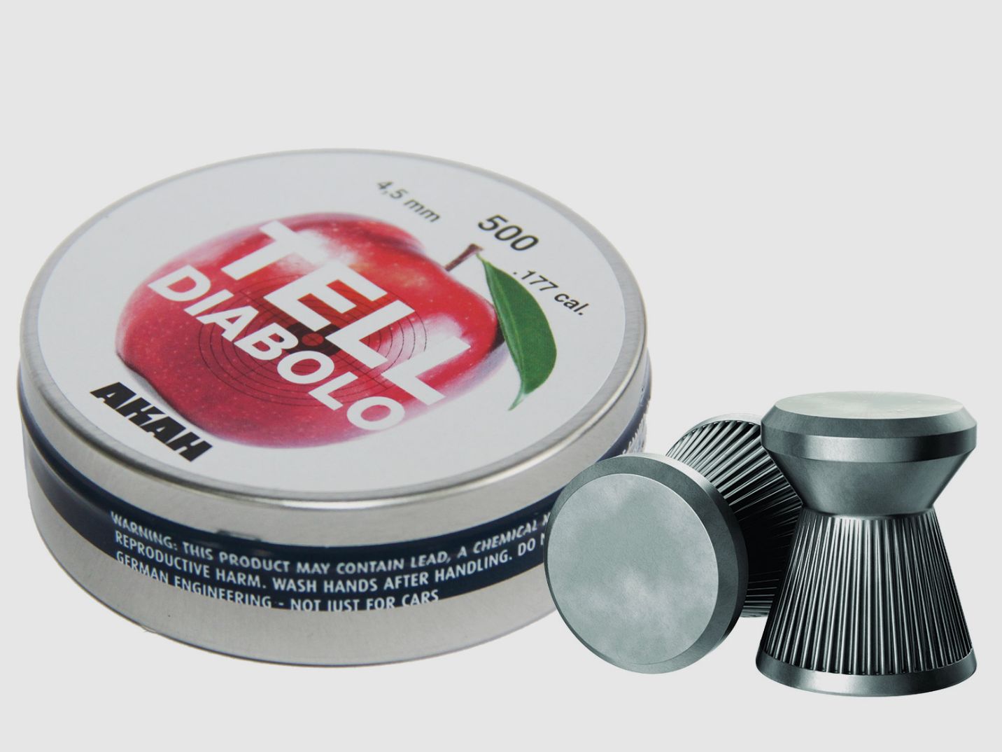 AKAH TELL 48786000 Diabolo 4,5mm 500 St.