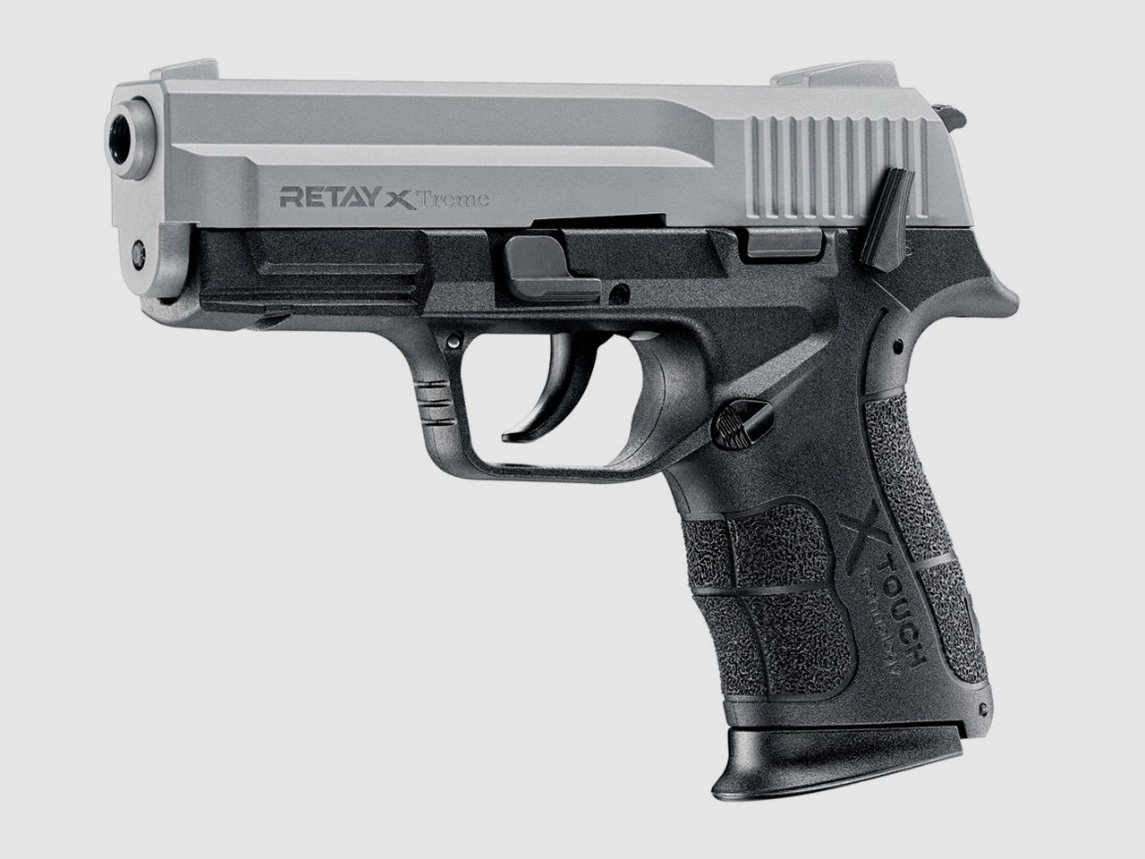 Schreckschuss Pistole Retay X TREME nickel Kaliber 9 mm P.A.K. (P18)