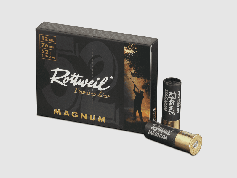 Rottweil Magnum 12/76 52g. 3,7mm - 10 Stk.