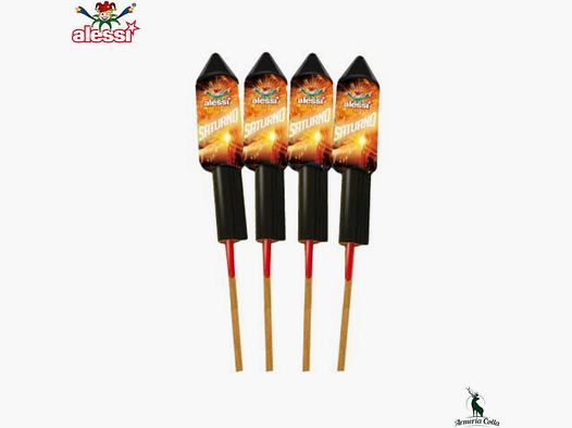 Alessi Fireworks Razzo Saturno Art. 413 cf. 4 Stk.